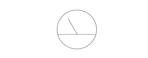 A simple black silhouette of a light bulb.